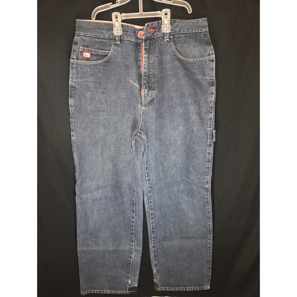 Ecko Unltd Denim Foundry Fit Carpenter Jeans 32x30 Y2K Baggy Hop Skater
